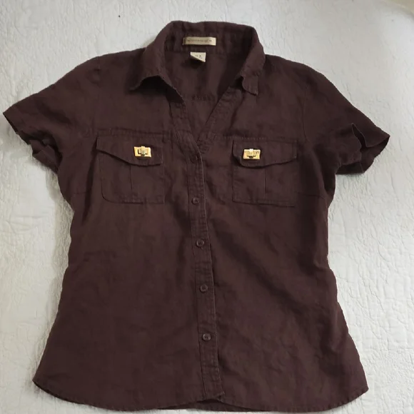 Ecologie Linen Blouse - Picture 1 of 4